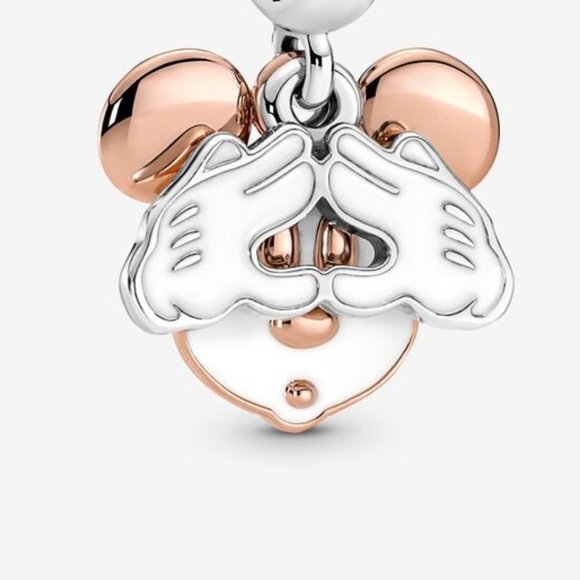 Disney Jewelry - Sterling Silver Mickey Mouse Double Dangle